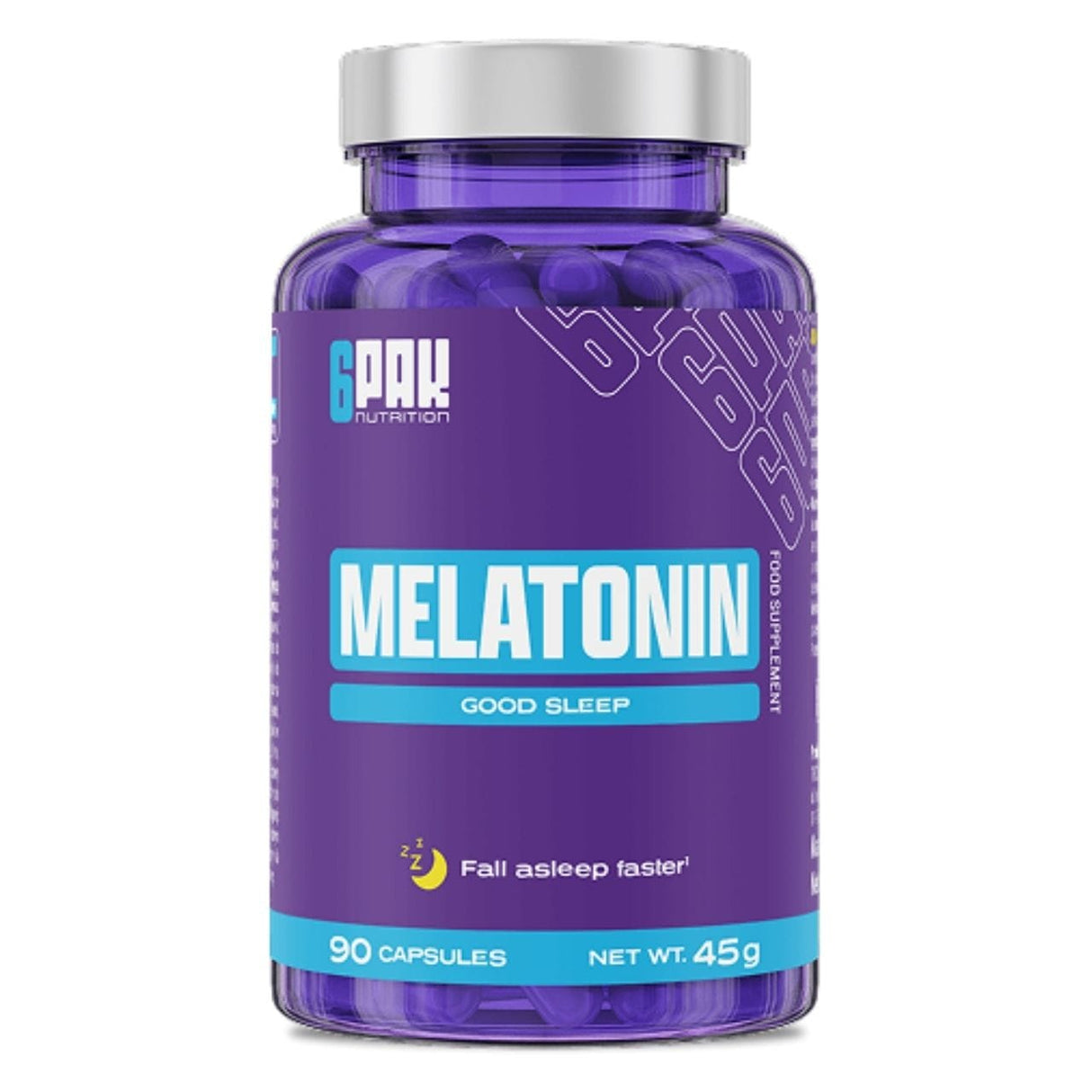 6PAK Melatonin 1 mg - 90 Capsules
