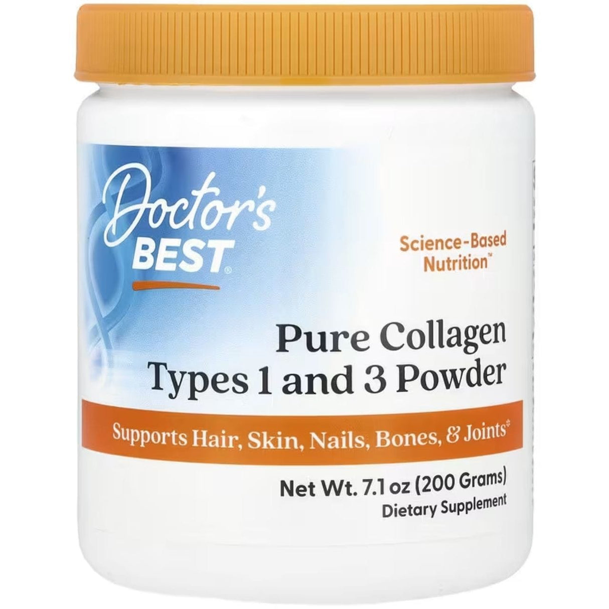 Doctor's Best Puur Collageen type 1 en 3 poeder - 200 g