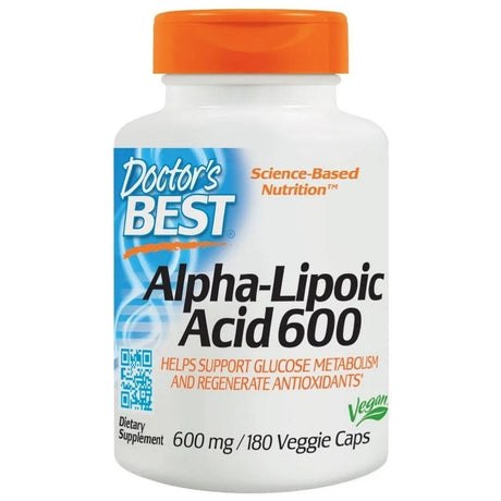 Doctor's Best Alpha-Lipoic Acid 600 mg - 180 Capsules