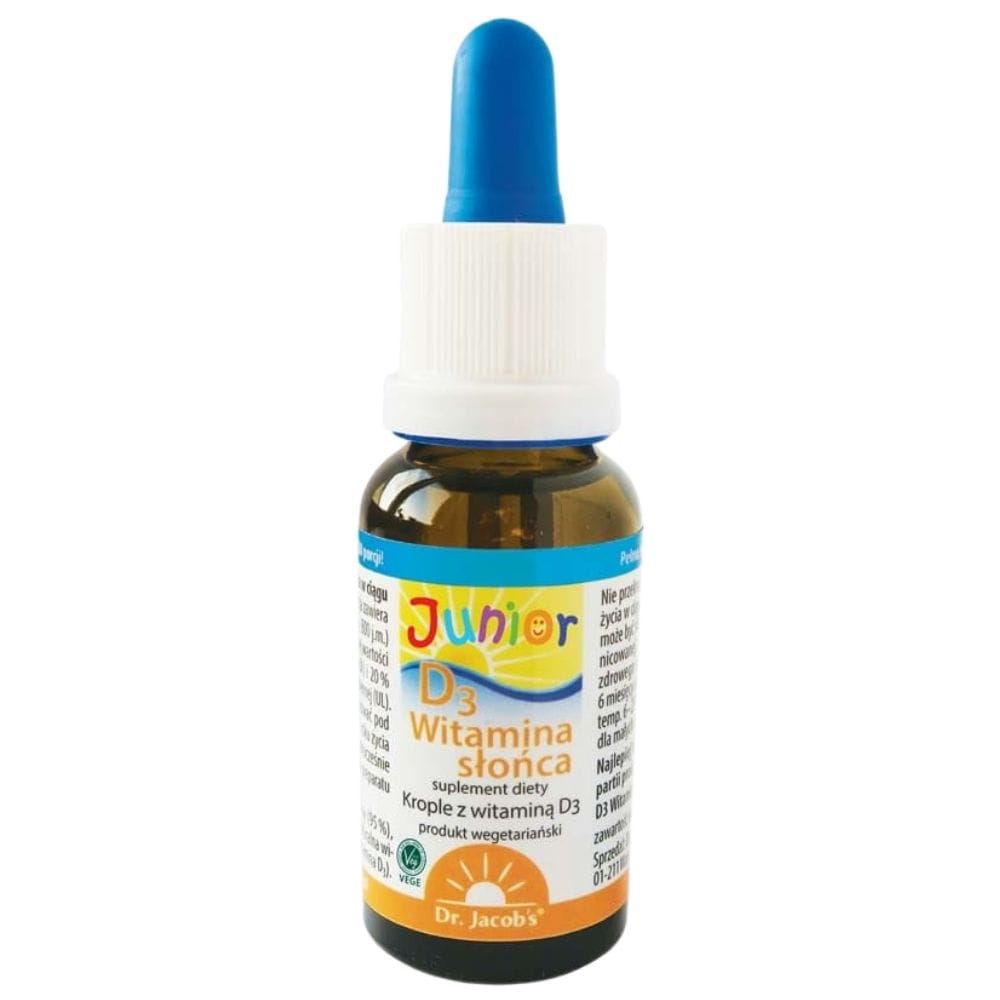 Dr. Jacob's Vitamin D3 Junior, Drops - 20 ml