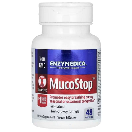 Enzymedica MucoStop - 48 Capsules