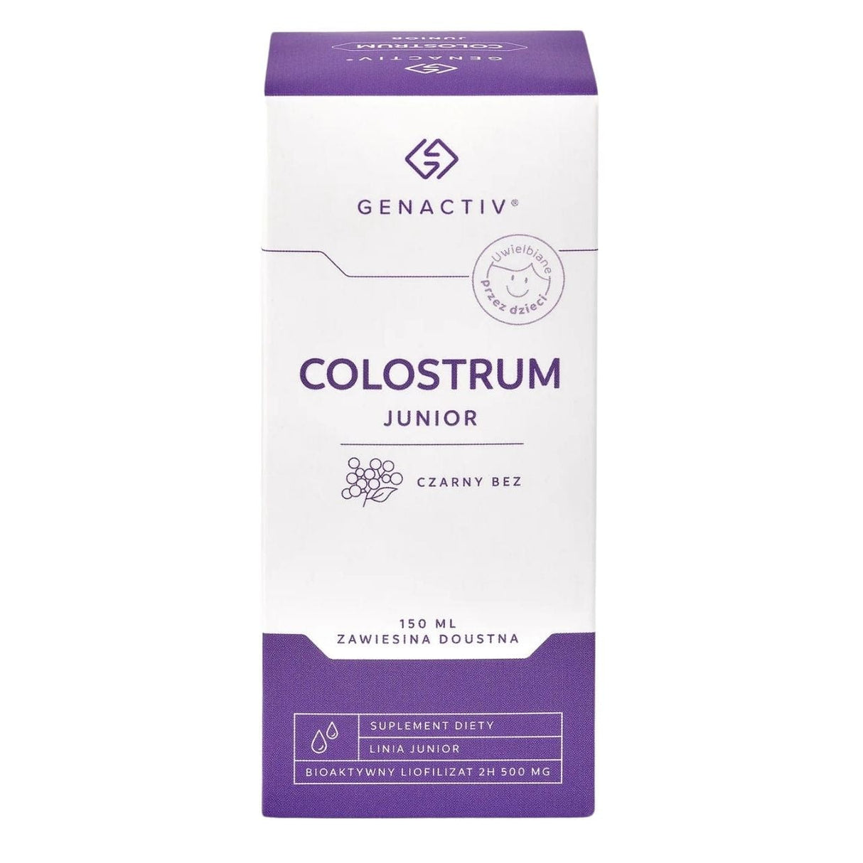 Genactiv Colostrum Junior, Elderberry - 150 ml