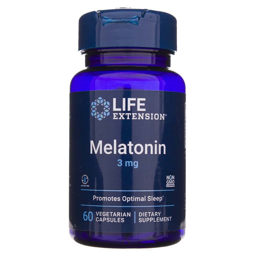 Life Extension Melatonin 3 mg - 60 Veg Capsules