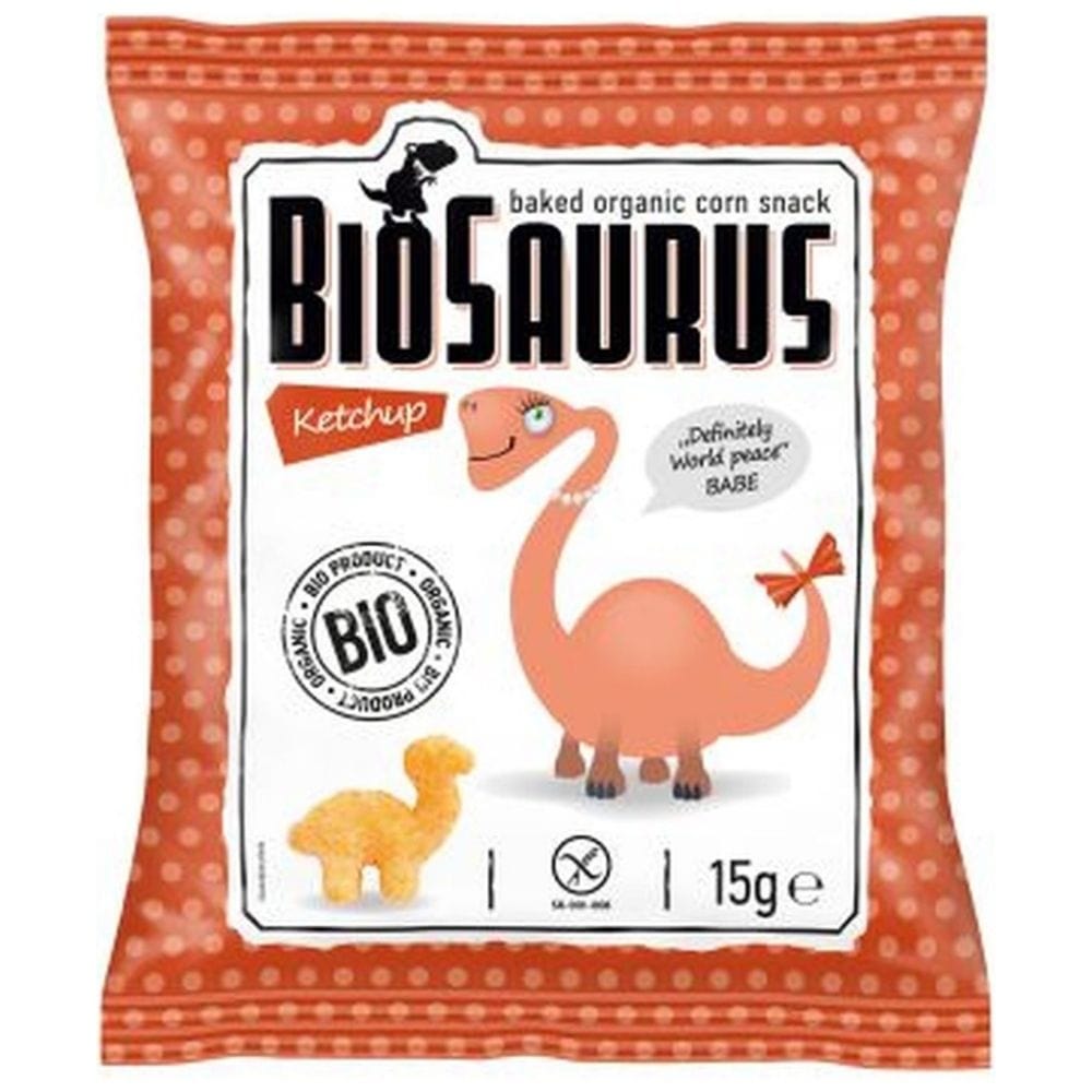 McLloyd's BioSaurus Gluten Free Ketchup Corn Chips - 15 g
