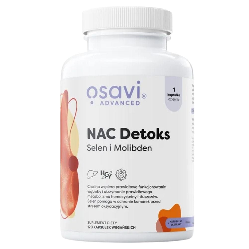 Osavi NAC Detox, Selenium and Molybdenum - 120 Capsules