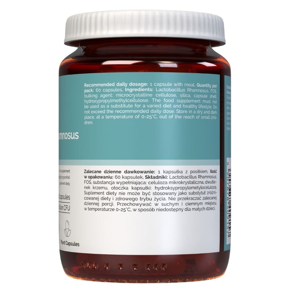 Vitaler's Lactobacillus Rhamnosus with FOS (Probiotic) - 60 Capsules