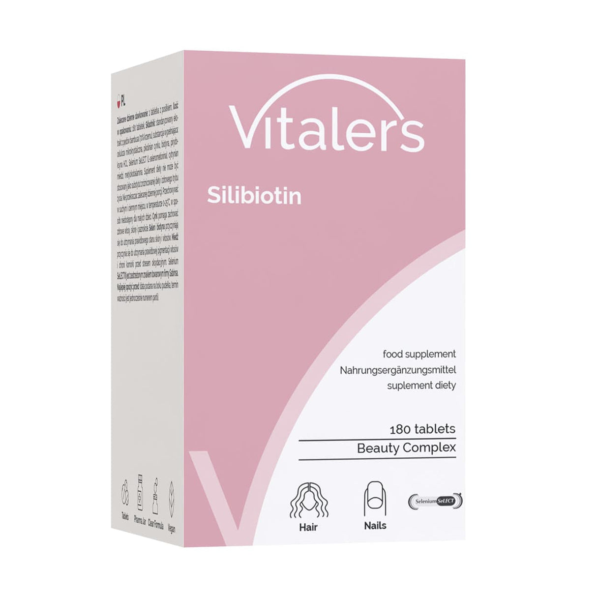 Vitaler's Silibiotin - Hair, Skin, Nails - 180 Tablets