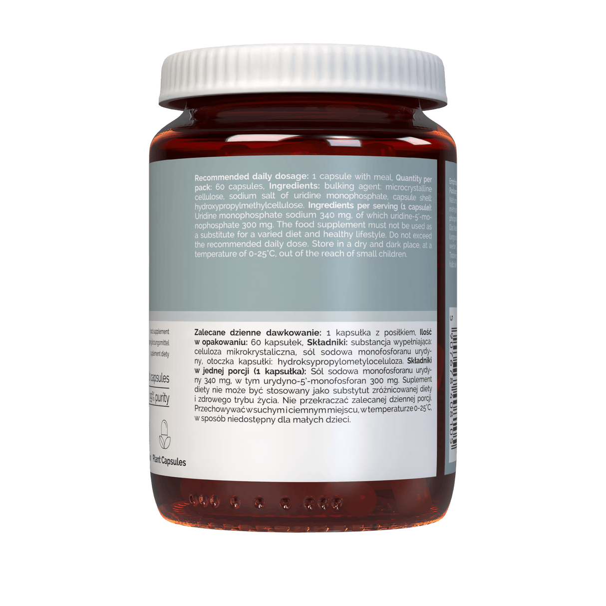 Vitaler's Uridine 300 mg - 60 Capsules