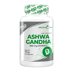 6PAK Ashwagandha 666 mg - 90 Capsules