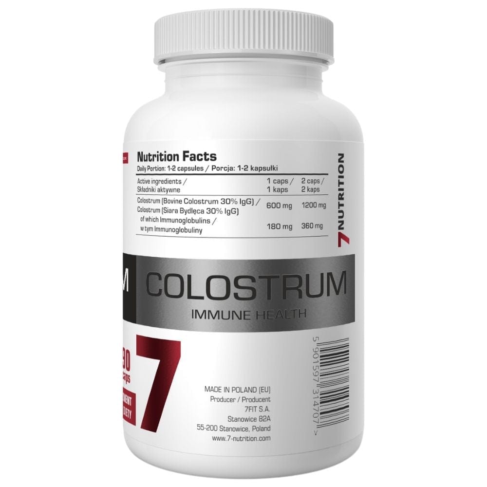 7Nutrition Colostrum 600 mg - 90 Capsules