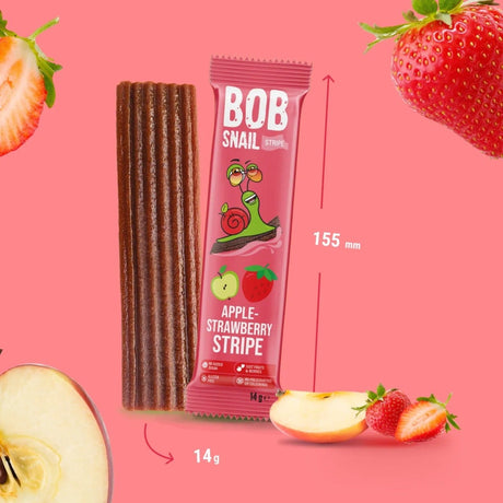 Bob Snail Appel & St RAW bes Stripe zonder toegevoegde suiker - 14 g