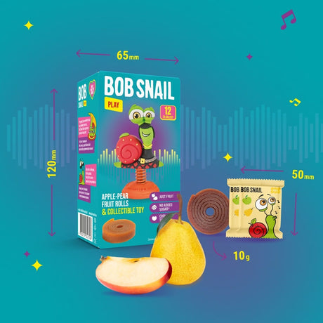 Bob Snail Appel & Peer Streep met Speelgoed - 20 g