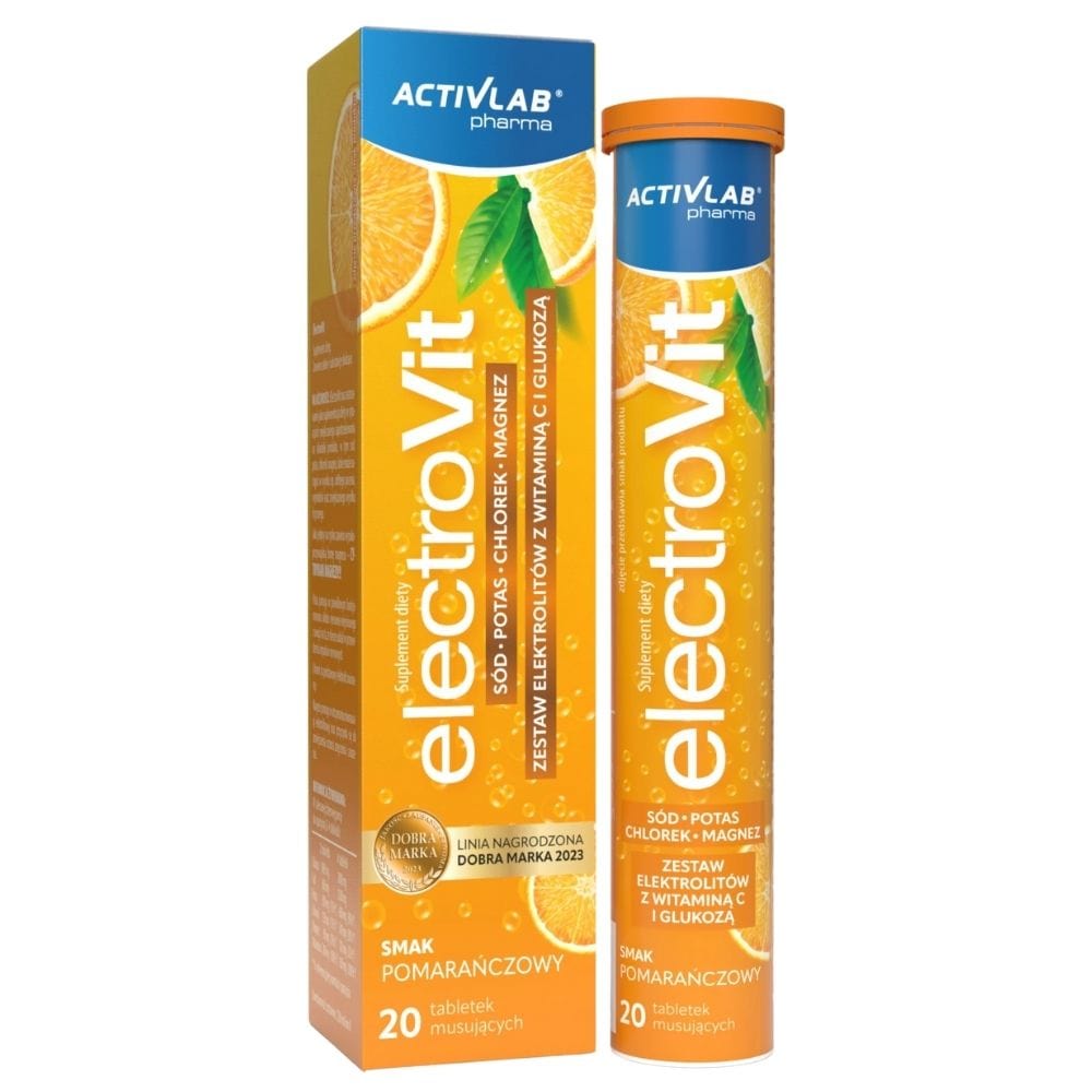 Activlab ElectroVit for Diabetics, Orange - 20 Effervescent Tablets