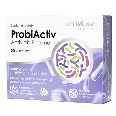Activlab Pharma ProbiActiv Synbiotic - 20 Capsules