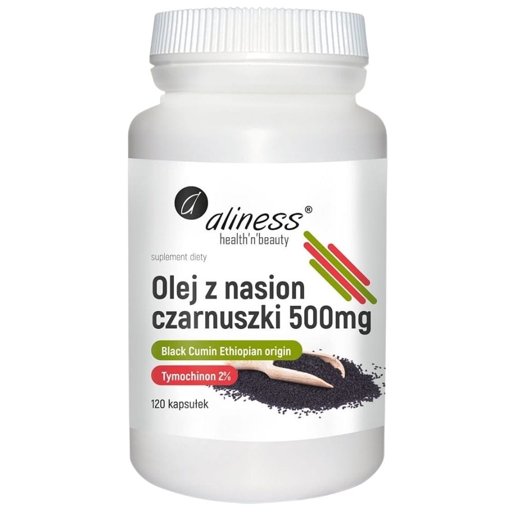 Aliness Black Cumin Seed Oil 500 mg - 120 Capsules