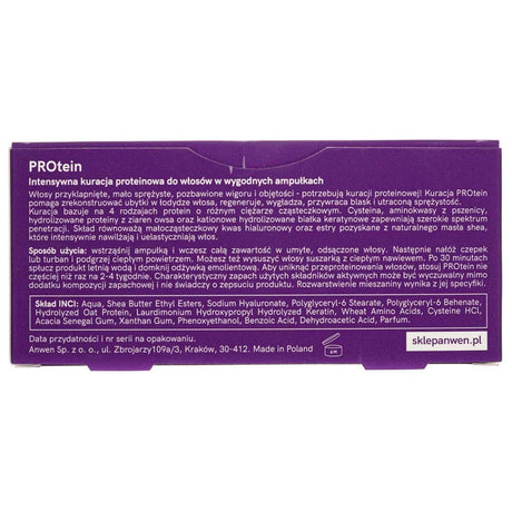 Anwen PROtein Protein Treatment in Ampoules 4 x 8 ml