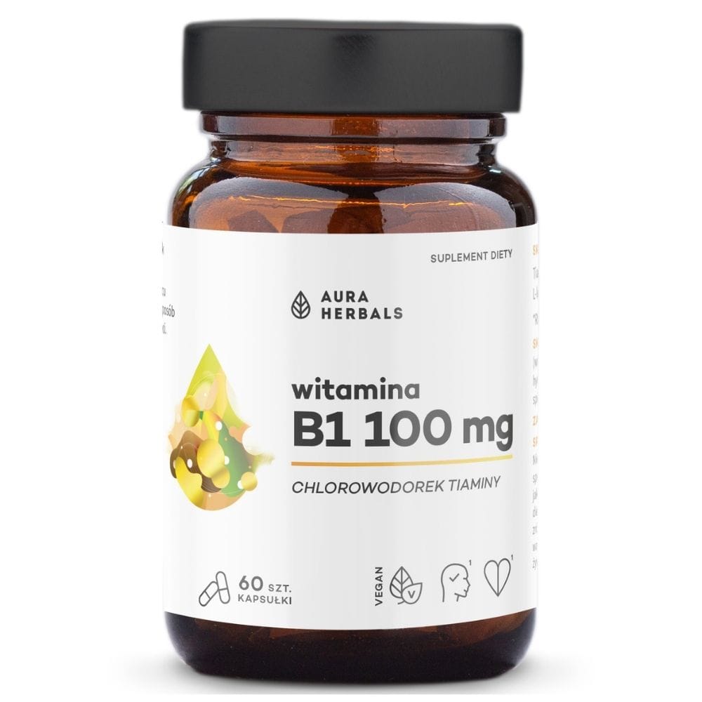 Aura Herbals Vitamin B1 100 mg - 60 Capsules