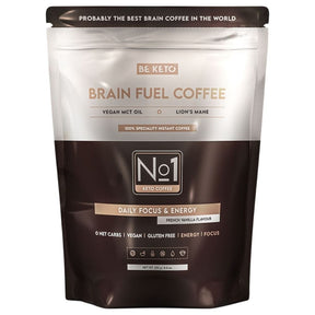 BeKeto Instant Coffee Brain Fuel, French Vanilla - 250 g