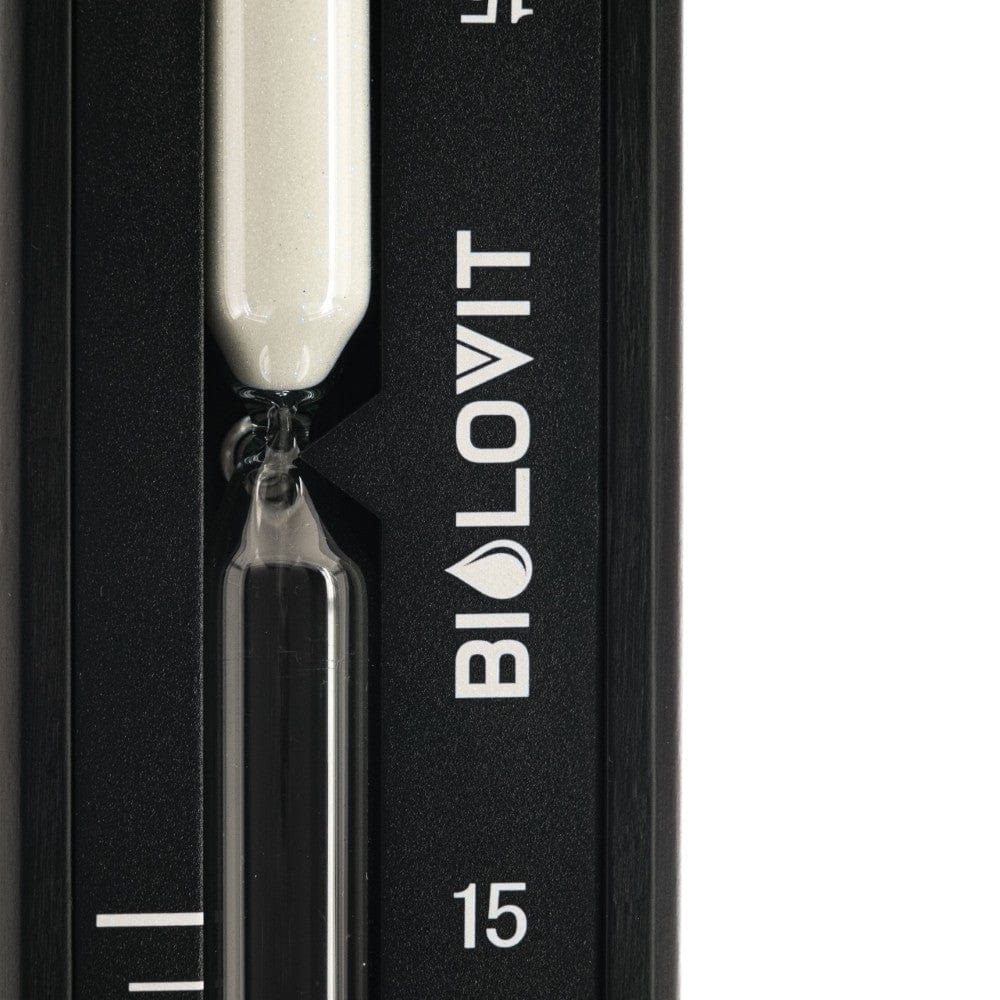 Bilovit Aluminium Sauna Hourglass, Black - 1 Piece