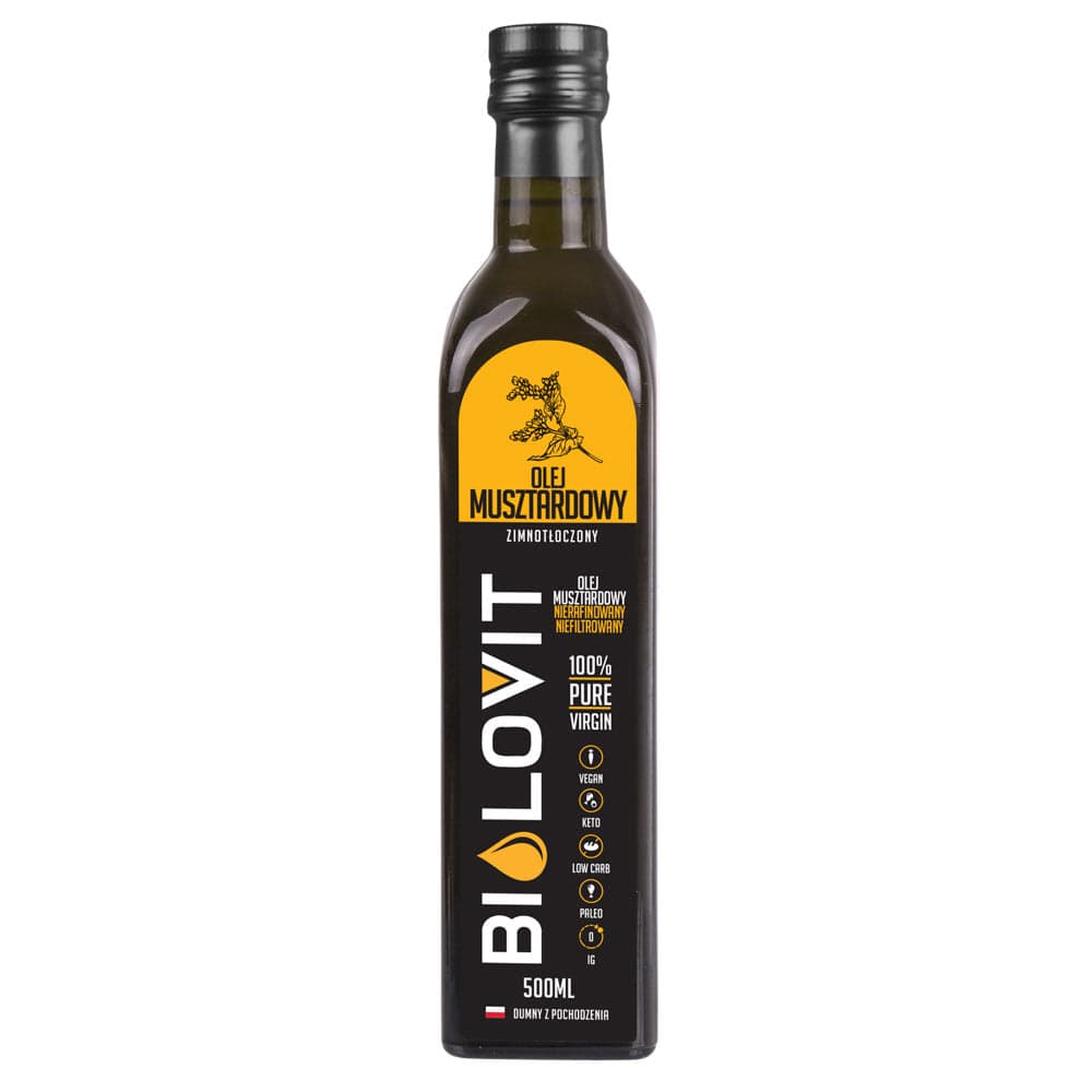 Bilovit Cold-pressed Mustard Oil - 500 ml