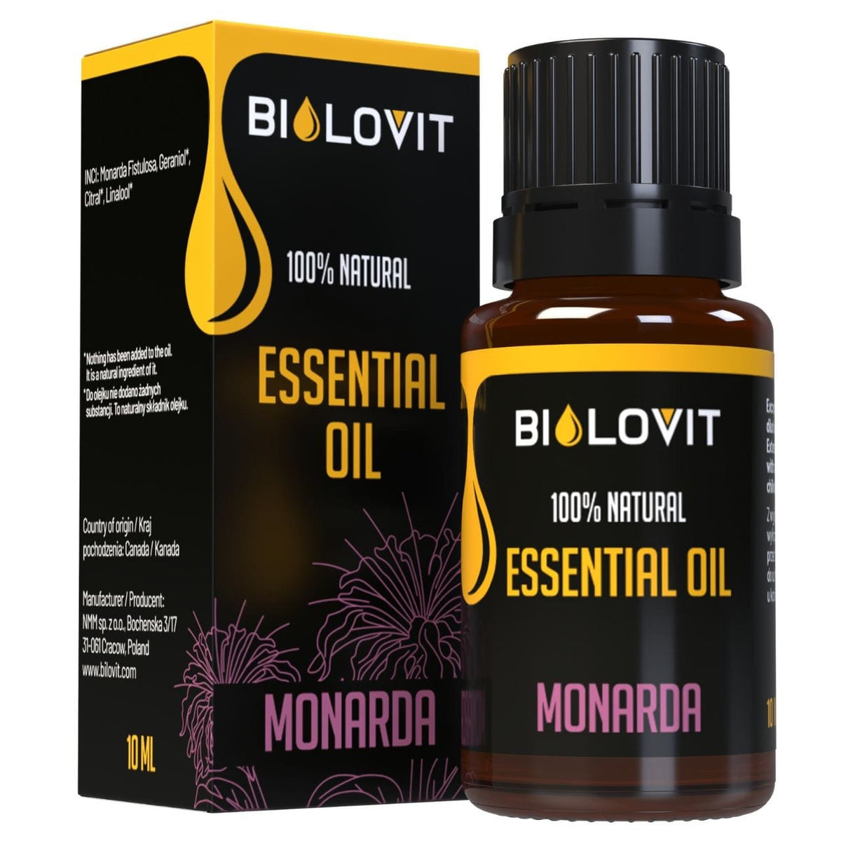 Bilovit Monarda Essential Oil - 10 ml