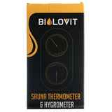 Bilovit Pine Sauna Thermometer with Hygrometer