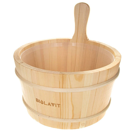 Bilovit Sauna Bucket, Pine - 4 litres