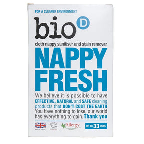 Bio-D Nappy Fresh Antibacterial Powder Additive for Nappy Washing - 500 g