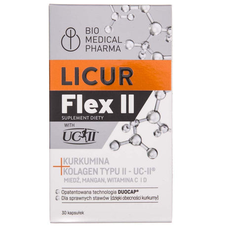 Bio Medical Pharma Licur Flex II - 30 Capsules