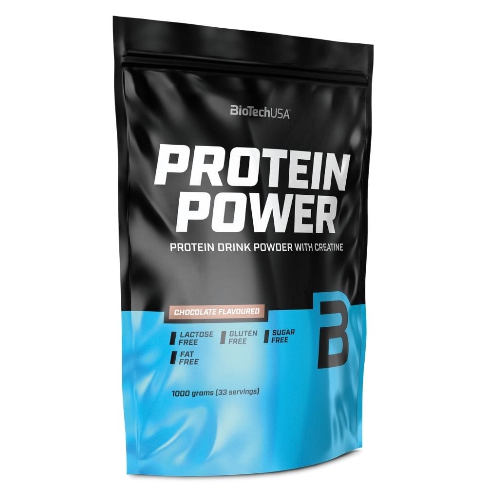 BioTech USA Protein Power, Chocolate Flavoured - 1000 g