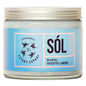 Cztery Szpaki Eucalyptus and Lavender Bath Salt - 320 g