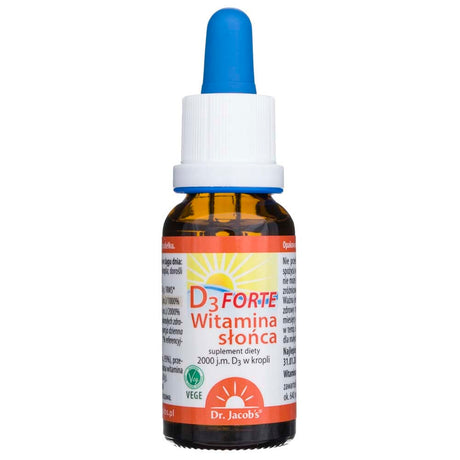 Dr. Jacob's Vitamin D3 FORTE, drops  - 20 ml