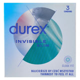 Durex Invisible Close Fit Condoms - 3 Pieces