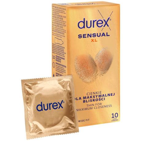 Durex Sensual XL Super Thin Condoms - 10 Pieces