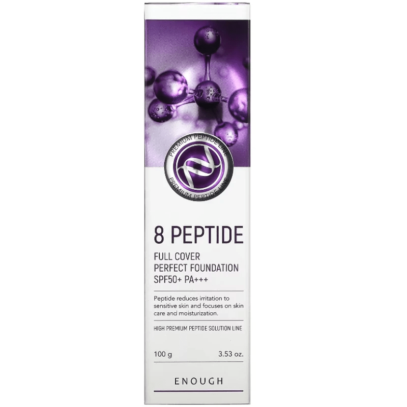 Enough 8 Peptide Full Cover Perfect Foundation SPF 50+ PA+++ Shade 13 - 100 ml