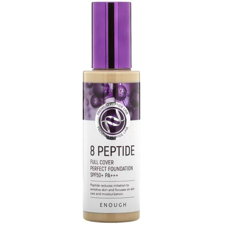 Enough 8 Peptide Full Cover Perfect Foundation SPF 50+ PA+++ Shade 13 - 100 ml