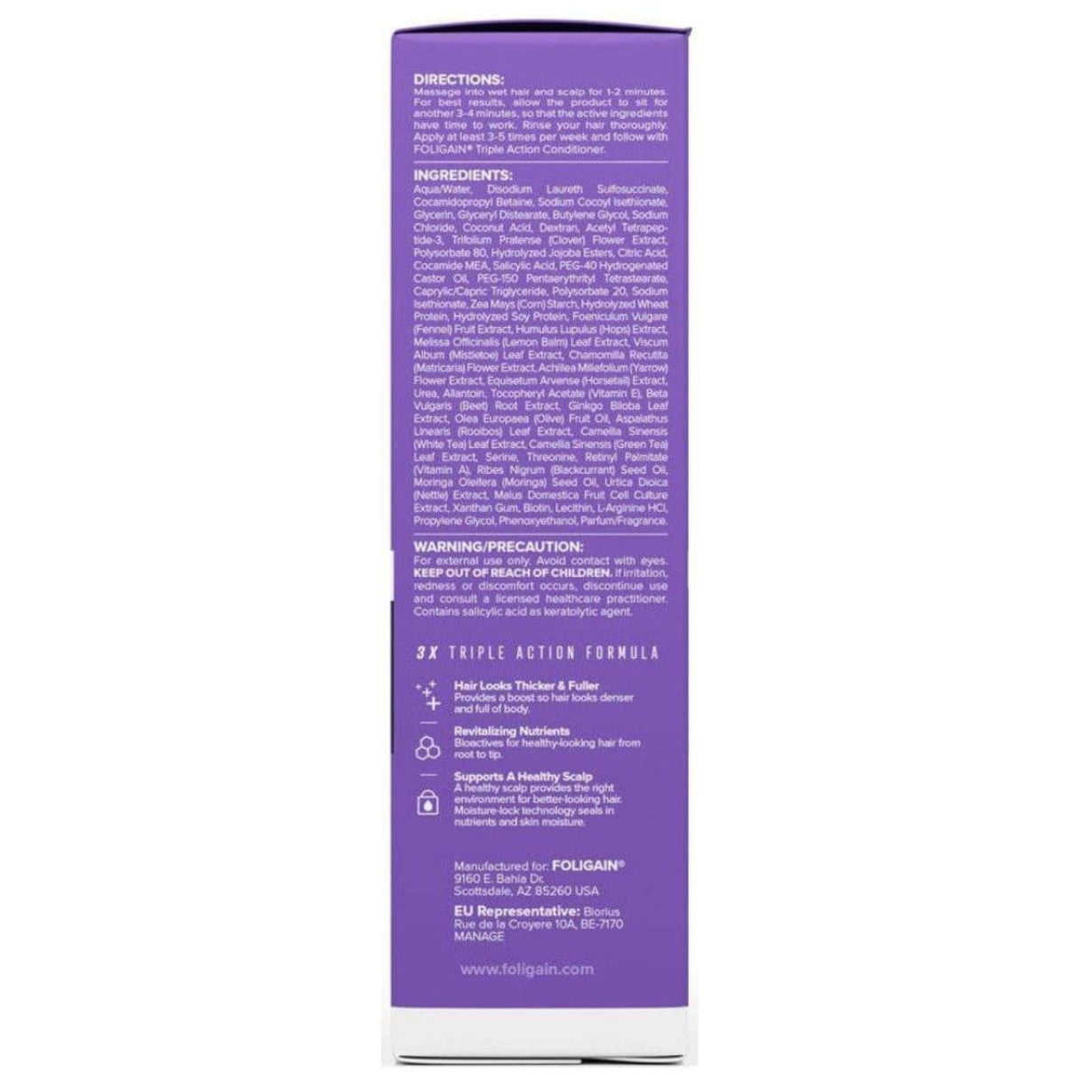 Foligain Shampoo for Thinning Hair for Women - 236 ml