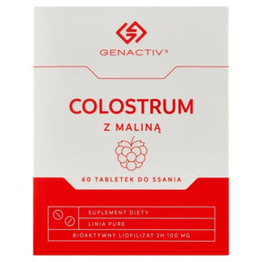 Genactiv Colostrum with Raspberry - 60 Lozenges