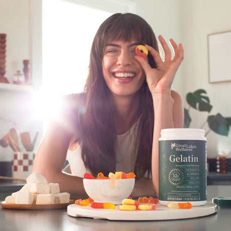 Great Lakes Wellness Gelatin Powder, Unflavored - 454 g