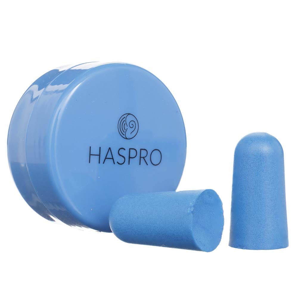 Haspro Tube50 Earplugs Blue - 50 pairs