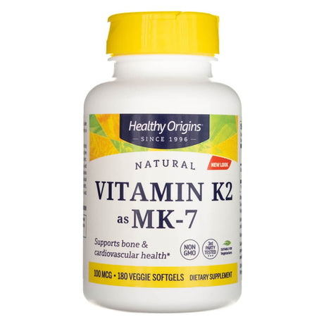 Healthy Origins Vitamin K2 as MK-7 100 mcg - 180 Softgels