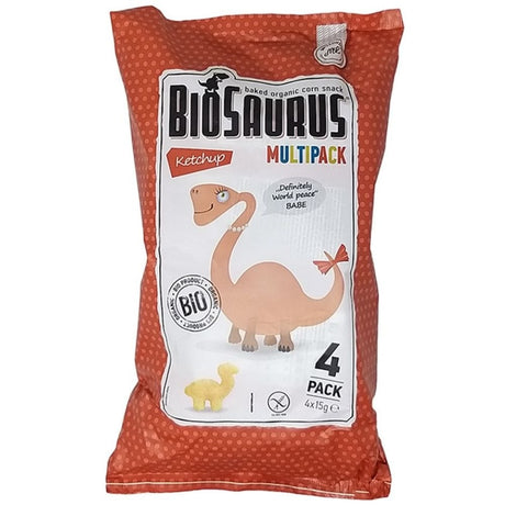 McLloyd's BioSaurus Gluten Free Ketchup Corn Chips - 4x15 g