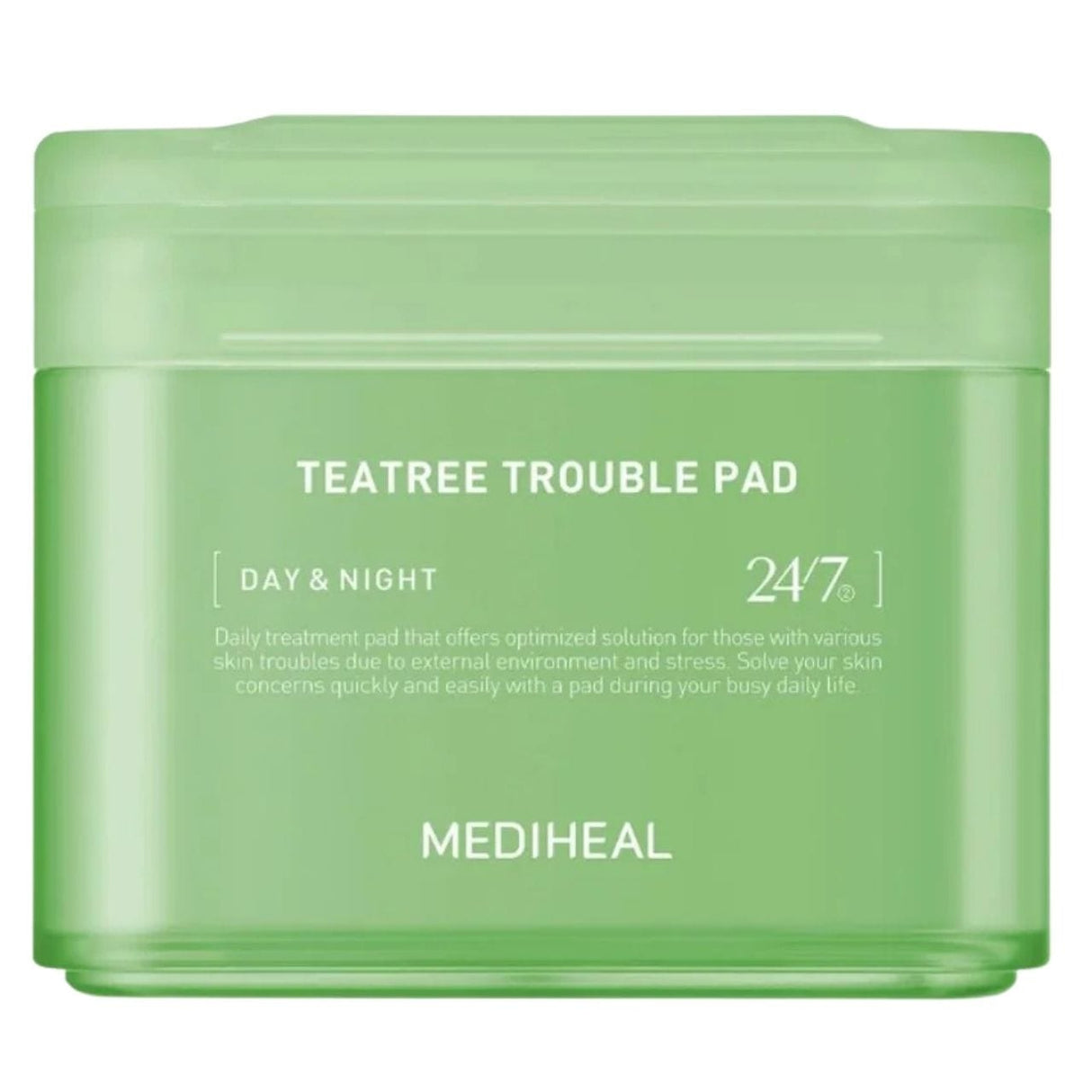 Mediheal Teatree Trouble Toning Face Pads with Tea Tree - 100 Pieces