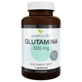 Medverita Glutamine (L-glutamine FCC) 500 mg - 120 Capsules