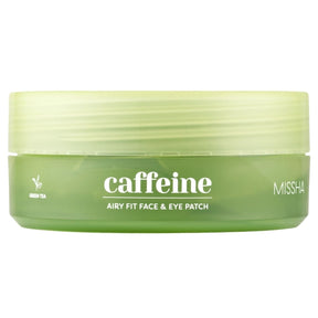 Missha Airy Fit Caffeine Depuffing Face & Eye Patch - 60 Patches