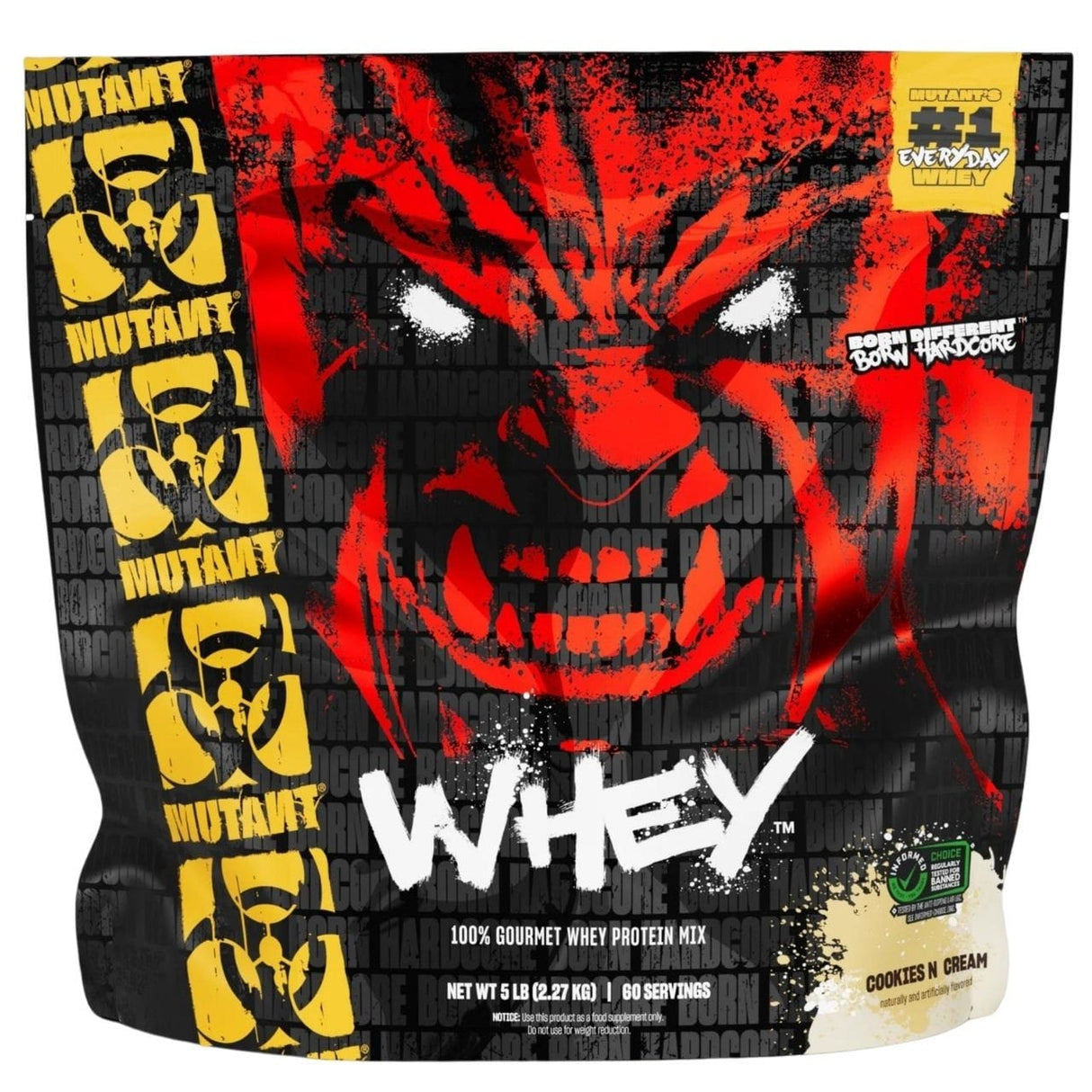 Mutant Whey, Cookies & Cream - 2270 g