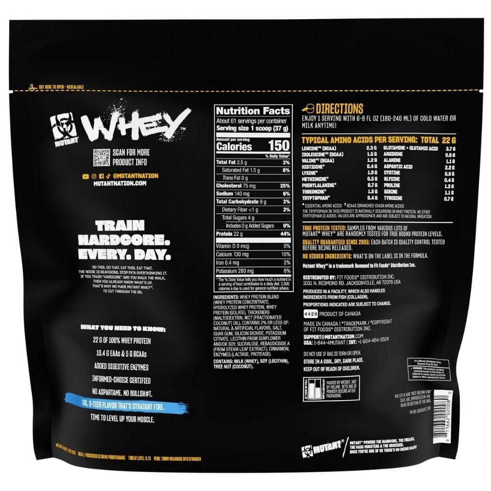 Mutant Whey, Vanilla Ice Cream - 2270 g