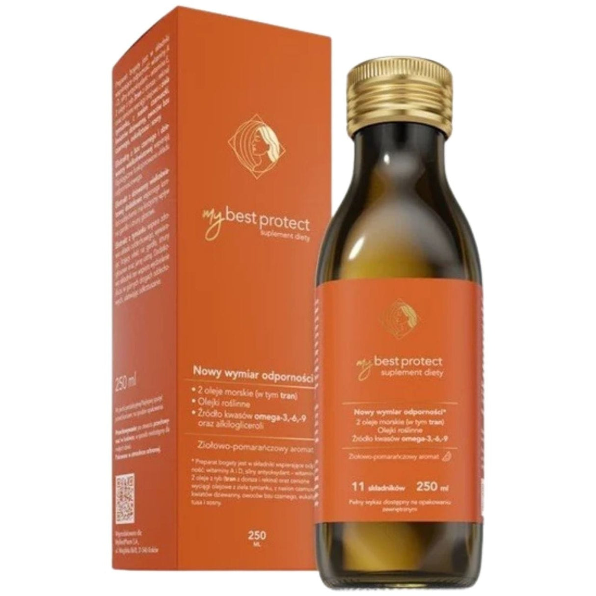 MyBestPharm MyBestProtect Oil, Herbal and Orange Oil - 250 ml