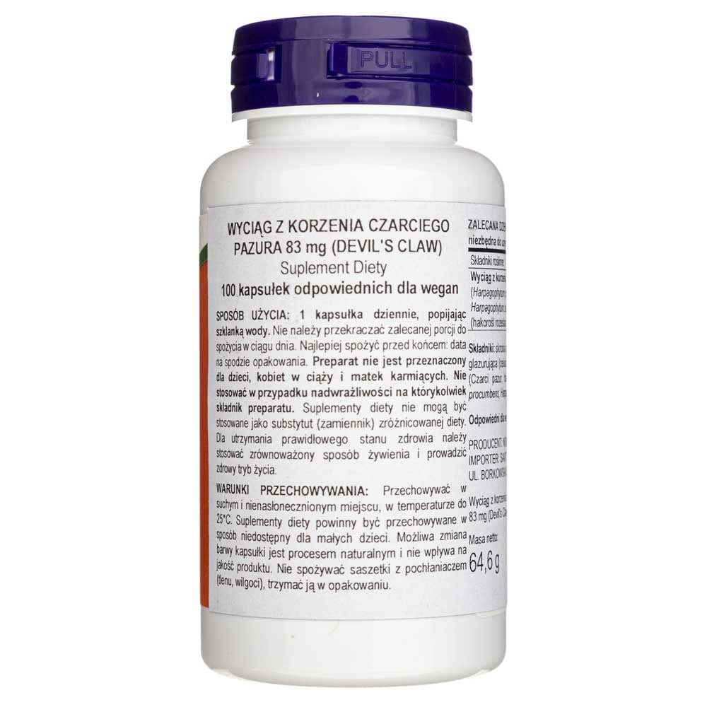Now Foods Devil's Claw - 100 Veg Capsules