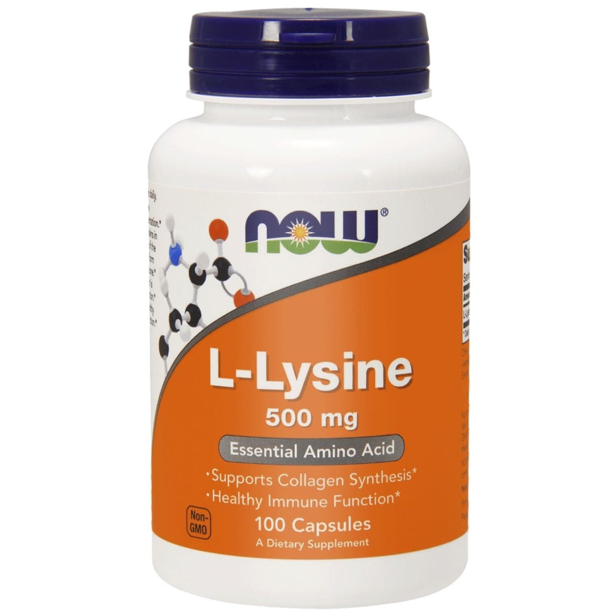 Now Foods L-Lysine 500 mg - 100 Capsules